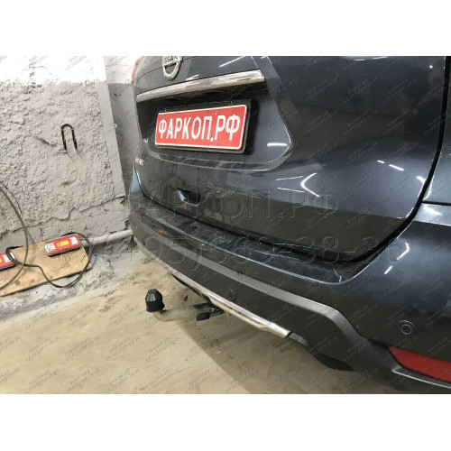N055C GALIA Полностью оцинкованный фаркоп на Nissan X-Trail T32 2014-2022, Renault Koleos 2016-2020. Тип шара: C (горизонтальный съемный). Без выреза бампера. Нагрузки: 2000/100 кг, масса фаркопа 22,07 кг