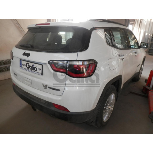 J011C GALIA Полностью оцинкованный фаркоп на Jeep Renegade 2014-, FIAT 500X 2014-, Jeep Compass 2017-. Тип шара: C (горизонтальный съемный). Требуется вырез в бампере. Нагрузки: 1750/100 кг, масса фаркопа 17,87 кг