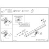 J012C GALIA Полностью оцинкованный фаркоп на Jeep Compass MK 2006-2011, Jeep Liberty 2006-2011. Тип шара: C (горизонтальный съемный). Требуется вырез в бампере. Нагрузки: 2000/100 кг, масса фаркопа 14,17 кг