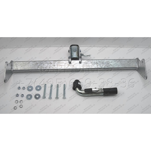 J012C GALIA Полностью оцинкованный фаркоп на Jeep Compass MK 2006-2011, Jeep Liberty 2006-2011. Тип шара: C (горизонтальный съемный). Требуется вырез в бампере. Нагрузки: 2000/100 кг, масса фаркопа 14,17 кг