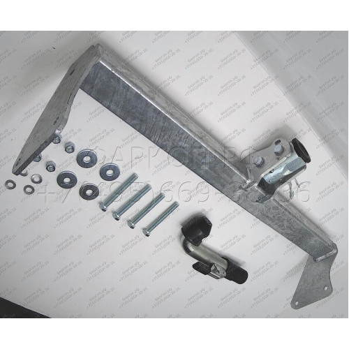 J012C GALIA Полностью оцинкованный фаркоп на Jeep Compass MK 2006-2011, Jeep Liberty 2006-2011. Тип шара: C (горизонтальный съемный). Требуется вырез в бампере. Нагрузки: 2000/100 кг, масса фаркопа 14,17 кг