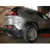 J013C GALIA Полностью оцинкованный фаркоп на Jeep Cherokee KL 2014-2018. Тип шара: C (горизонтальный съемный). Невидимый вырез бампера. Нагрузки: 2500/150 кг, масса фаркопа 21,17 кг
