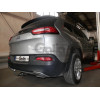 J013C GALIA Полностью оцинкованный фаркоп на Jeep Cherokee KL 2014-2018. Тип шара: C (горизонтальный съемный). Невидимый вырез бампера. Нагрузки: 2500/150 кг, масса фаркопа 21,17 кг