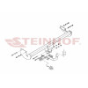 K-008 STEINHOF Фаркоп на Kia Rio хетчбек 3/5 дверей 2005-2009. Требуется подрезка бампера. Тип шара: A. Нагрузки: 1100/50 кг, масса фаркопа 18,3 кг (без электрики в комплекте)