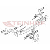 K-013 STEINHOF Фаркоп на Kia Sorento BL 2002-2006. Требуется подрезка бампера. Тип шара: AV (вертикальное быстросъемное крепление шара на ключе). Нагрузки: 2800/120 кг, масса фаркопа 24,3 кг (без электрики в комплекте)