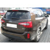 K-017 STEINHOF Фаркоп на Kia Sorento XM 2009-2012. Требуется подрезка бампера. Тип шара: AV (вертикальное быстросъемное крепление шара на ключе). Нагрузки: 2600/100 кг, масса фаркопа 25 кг (без электрики в комплекте)