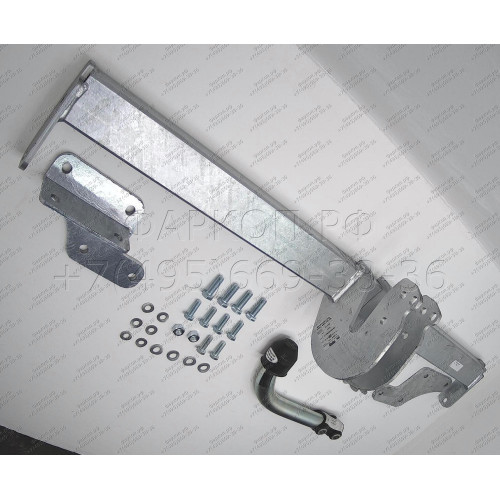 K034A GALIA Полностью оцинкованный фаркоп на Kia Soul 2008-2014. Тип шара: A. Установка без снятия и выреза бампера. Нагрузки: 1300/60 кг, масса фаркопа 17,62 кг