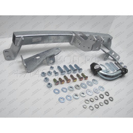K0506A GALIA Полностью оцинкованный фаркоп на Kia Sorento MQ4 2020-, Hyundai Santa Fe 2020-2023. Тип шара: A. Установка без выреза бампера. Нагрузки: 2600/120 кг, масса фарко