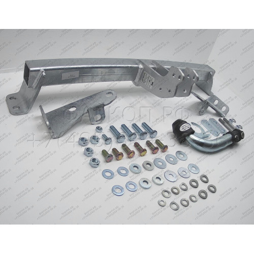 K0506A GALIA Полностью оцинкованный фаркоп на Kia Sorento MQ4 2020-, Hyundai Santa Fe 2020-2023. Тип шара: A. Установка без выреза бампера. Нагрузки: 2600/120 кг, масса фаркопа 17 кг