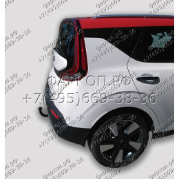 K129-A Лидер-плюс ТСУ для Kia Soul 2019- без снятия и выреза бампера. Нагрузки: 1500/75 кг, масса фаркопа 15,5 кг (без электрики в комплекте)