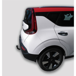 K129-A Лидер-плюс ТСУ для Kia Soul 2019- без снятия и выреза бампера. Нагрузки: 1500/75 кг, масса фаркопа 15,5 кг (без электрики в комплекте)