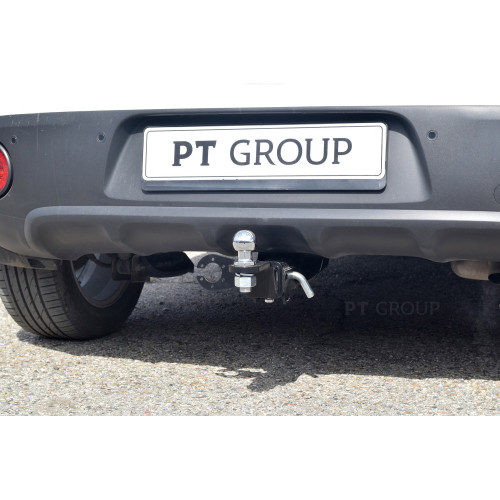 KSL-13-991122.00 PT GROUP Фаркоп на Kia Soul 2014-2019 без подрезки бампера. Тип шара: E (легкосъемный шар под квадрат). Нагрузки: 1500/80 кг, масса фаркопа 16,2 кг (без электрики в комплекте)