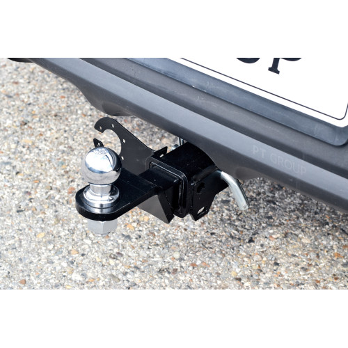 KSL-13-991122.00 PT GROUP Фаркоп на Kia Soul 2014-2019 без подрезки бампера. Тип шара: E (легкосъемный шар под квадрат). Нагрузки: 1500/80 кг, масса фаркопа 16,2 кг (без электрики в комплекте)