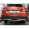 L025C GALIA Полностью оцинкованный фаркоп на Lada Vesta седан/универсал (установка без выреза бампера), в т.ч. SW Cross 2015-2022 (установка с подрезкой бампера). Подрозетник убирается за бампер. Тип шара: C (горизонтальный съемный). Нагрузки: 1400/75 кг,