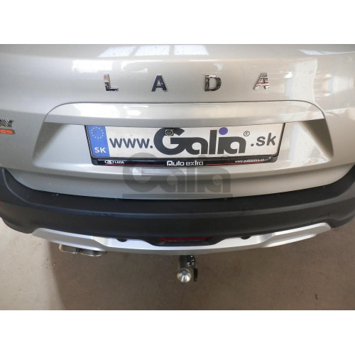 L029C GALIA Полностью оцинкованный фаркоп на Lada XRAY 2015-2022, Lada XRAY Cross 2018-2022. Тип шара: C (горизонтальный съемный). Установка без снятия и выреза бампера. Нагрузки: 1150/50 кг, масса фаркопа 14,47 кг