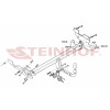 M-032 STEINHOF Фаркоп на Mazda CX-5 2012-2017. Требуется подрезка бампера. Тип шара: A. Нагрузки: 2100/100 кг, масса фаркопа 21,1 кг (без электрики в комплекте)