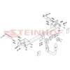 M-106 STEINHOF Фаркоп на Mercedes CLA-Class c117 2015-2019 без подрезки бампера. Тип шара: AV (вертикальное быстросъемное крепление шара на ключе). Нагрузки: 1800/100 кг (без электрики в комплекте)