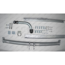 M026A GALIA Полностью оцинкованный фаркоп на Mercedes E-Class w210 седан 1995-2002. Тип шара: A. Без выреза бампера. Нагрузки: 2200/75 кг, масса фаркопа 21,75 кг