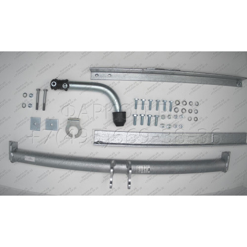M026A GALIA Полностью оцинкованный фаркоп на Mercedes E-Class w210 седан 1995-2002. Тип шара: A. Без выреза бампера. Нагрузки: 2200/75 кг, масса фаркопа 21,75 кг