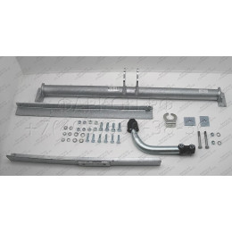 M026A GALIA Полностью оцинкованный фаркоп на Mercedes E-Class w210 седан 1995-2002. Тип шара: A. Без выреза бампера. Нагрузки: 2200/75 кг, масса фаркопа 21,75 кг