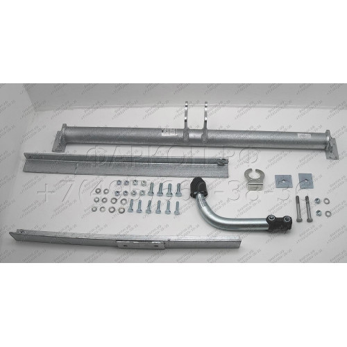 M026A GALIA Полностью оцинкованный фаркоп на Mercedes E-Class w210 седан 1995-2002. Тип шара: A. Без выреза бампера. Нагрузки: 2200/75 кг, масса фаркопа 21,75 кг