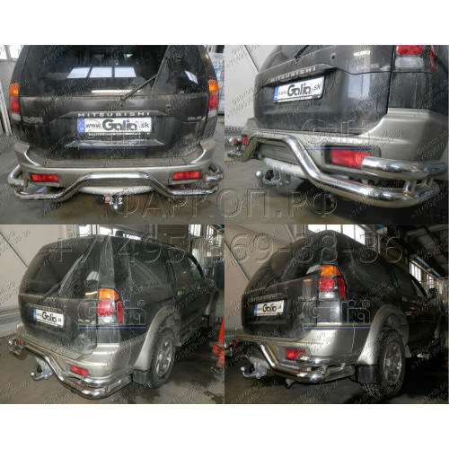 M057C GALIA Полностью оцинкованный фаркоп на Mitsubishi Pajero Sport 1998-2008, Mitsubishi Shogun 1998-2010, Mitsubishi Montero Sport 1998-2010. Тип шара: C (горизонтальный съемный). Установка без снятия и выреза бампера. Нагрузки: 3000/120 кг, масса фарк