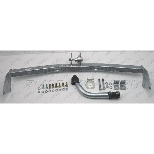 M070A GALIA Полностью оцинкованный фаркоп на Mitsubishi Space Star 1998-2005. Тип шара: A. Невидимый вырез бампера. Нагрузки: 1500/75 кг, масса фаркопа 12,42 кг