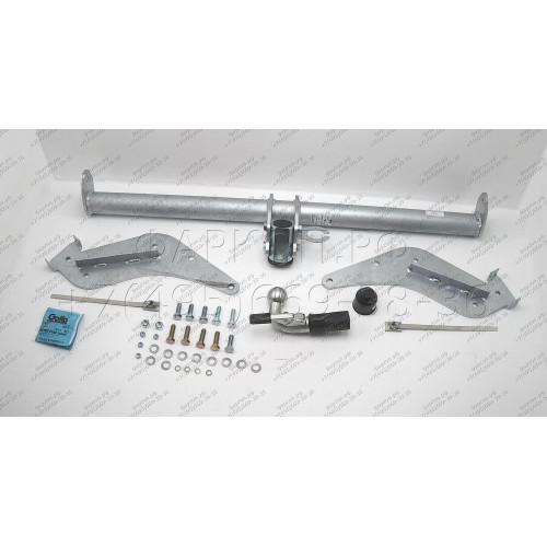 M091C GALIA Полностью оцинкованный фаркоп на Ford Ranger 1996-2007, 2007-2012, Mazda B2500 1996-2007, Mazda BT-50 2007-2012. Тип шара: C (горизонтальный съемный). Установка без снятия и выреза бампера. Нагрузки: 2600/75 кг, масса фаркопа 21,57 кг