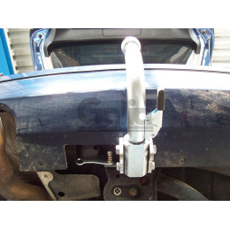 M113A GALIA Полностью оцинкованный фаркоп на Mercedes A-Class w169 2004-2012, Mercedes B-Class w245 2005-2011. Подрозетник убирается за бампер. Тип шара: A. Невидимый вырез ба