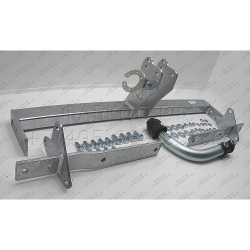 M113A GALIA Полностью оцинкованный фаркоп на Mercedes A-Class w169 2004-2012, Mercedes B-Class w245 2005-2011. Подрозетник убирается за бампер. Тип шара: A. Невидимый вырез бампера. Нагрузки: 1500/75 кг, масса фаркопа 15,02 кг