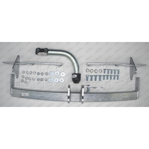 M113A GALIA Полностью оцинкованный фаркоп на Mercedes A-Class w169 2004-2012, Mercedes B-Class w245 2005-2011. Подрозетник убирается за бампер. Тип шара: A. Невидимый вырез бампера. Нагрузки: 1500/75 кг, масса фаркопа 15,02 кг