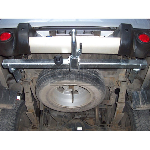 M120C GALIA Полностью оцинкованный фаркоп на Mitsubishi L200 1996-2006, 2006-2015, 2015-2023, FIAT Fullback 2016-2019. Тип шара: C (горизонтальный съемный). Без выреза бампера. Нагрузки: 3100/125 кг, масса фаркопа 29,35 кг