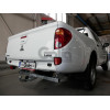 M120C GALIA Полностью оцинкованный фаркоп на Mitsubishi L200 1996-2006, 2006-2015, 2015-2023, FIAT Fullback 2016-2019. Тип шара: C (горизонтальный съемный). Без выреза бампера. Нагрузки: 3100/125 кг, масса фаркопа 29,35 кг