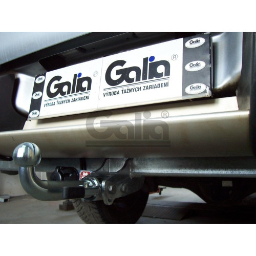 M120C GALIA Полностью оцинкованный фаркоп на Mitsubishi L200 1996-2006, 2006-2015, 2015-2023, FIAT Fullback 2016-2019. Тип шара: C (горизонтальный съемный). Без выреза бампера. Нагрузки: 3100/125 кг, масса фаркопа 29,35 кг