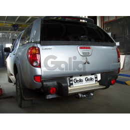 M120C GALIA Полностью оцинкованный фаркоп на Mitsubishi L200 1996-2006, 2006-2015, 2015-2023, FIAT Fullback 2016-2019. Тип шара: C (горизонтальный съемный). Без выреза бампера. На