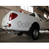 M120C GALIA Полностью оцинкованный фаркоп на Mitsubishi L200 1996-2006, 2006-2015, 2015-2023, FIAT Fullback 2016-2019. Тип шара: C (горизонтальный съемный). Без выреза бампера. Нагрузки: 3100/125 кг, масса фаркопа 29,35 кг