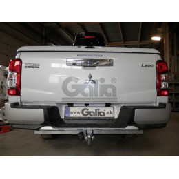 M120C GALIA Полностью оцинкованный фаркоп на Mitsubishi L200 1996-2006, 2006-2015, 2015-2023, FIAT Fullback 2016-2019. Тип шара: C (горизонтальный съемный). Без выреза бампера. На
