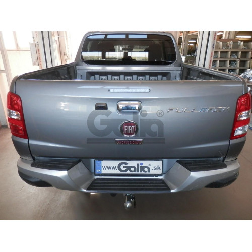 M120C GALIA Полностью оцинкованный фаркоп на Mitsubishi L200 1996-2006, 2006-2015, 2015-2023, FIAT Fullback 2016-2019. Тип шара: C (горизонтальный съемный). Без выреза бампера. Нагрузки: 3100/125 кг, масса фаркопа 29,35 кг