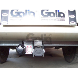 M120C GALIA Полностью оцинкованный фаркоп на Mitsubishi L200 1996-2006, 2006-2015, 2015-2023, FIAT Fullback 2016-2019. Тип шара: C (горизонтальный съемный). Без выреза бампера. На