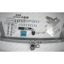 M120C GALIA Полностью оцинкованный фаркоп на Mitsubishi L200 1996-2006, 2006-2015, 2015-2023, FIAT Fullback 2016-2019. Тип шара: C (горизонтальный съемный). Без выреза бампера. На