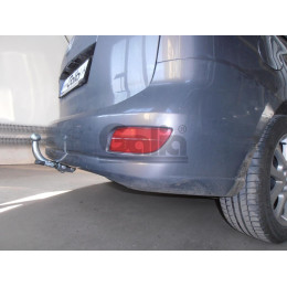 M124C GALIA Полностью оцинкованный фаркоп на Mazda 5 2005-2010, 2010-2015. Подрозетник убирается за бампер. Тип шара: C (горизонтальный съемный). Невидимый вы