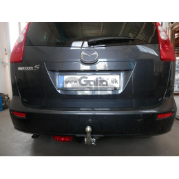M124C GALIA Полностью оцинкованный фаркоп на Mazda 5 2005-2010, 2010-2015. Подрозетник убирается за бампер. Тип шара: C (горизонтальный съемный). Невидимый вы