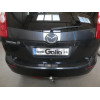 M124C GALIA Полностью оцинкованный фаркоп на Mazda 5 2005-2010, 2010-2015. Подрозетник убирается за бампер. Тип шара: C (горизонтальный съемный). Невидимый вырез бампера. Нагрузки: 1600/75 кг, масса фаркопа 18,36 кг