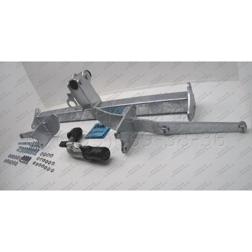 M127C GALIA Полностью оцинкованный фаркоп на Mercedes GLK-Class x204 2008-2015. Подрозетник убирается за бампер. Тип шара: C (горизонтальный съемный). Невидимый вырез бампера. Нагрузки: 2500/100 кг, масса фаркопа 20,37 кг
