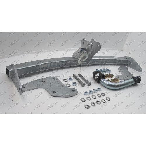 M133A GALIA Полностью оцинкованный фаркоп на Mazda CX-9 2007-2012, 2012-2017. Подрозетник убирается за бампер. Тип шара: A. Установка без снятия и выреза бампера. Нагрузки: 1600/100 кг, масса фаркопа 15,72 кг