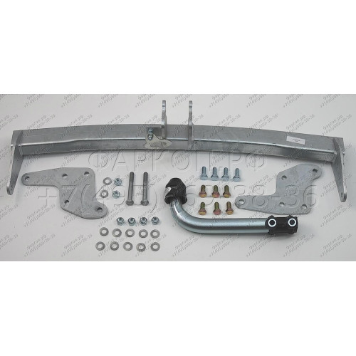 M133A GALIA Полностью оцинкованный фаркоп на Mazda CX-9 2007-2012, 2012-2017. Подрозетник убирается за бампер. Тип шара: A. Установка без снятия и выреза бампера. Нагрузки: 1600/100 кг, масса фаркопа 15,72 кг