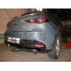 M142A GALIA Полностью оцинкованный фаркоп на Mazda 3 хетчбек 2019-. Тип шара: A. Невидимый вырез бампера. Нагрузки: 1600/80 кг, масса фаркопа 15 кг
