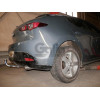 M142A GALIA Полностью оцинкованный фаркоп на Mazda 3 хетчбек 2019-. Тип шара: A. Невидимый вырез бампера. Нагрузки: 1600/80 кг, масса фаркопа 15 кг