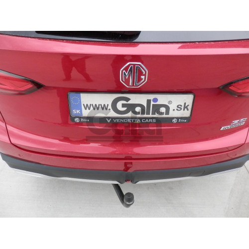 M152A GALIA Полностью оцинкованный фаркоп на MG ZS 2024-, MG ZS Hybrid+ 2024-. Тип шара: A. Установка без выреза бампера. Нагрузки: 1000/60 кг, масса фаркопа 15,32 кг