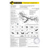 MAS-10-991122.00 PT GROUP Фаркоп на Mitsubishi ASX 2010-2022 без подрезки бампера. Тип шара: E (легкосъемный шар под квадрат). Нагрузки: 1600/80 кг, масса фаркопа 17 кг (без электрики в комплекте)